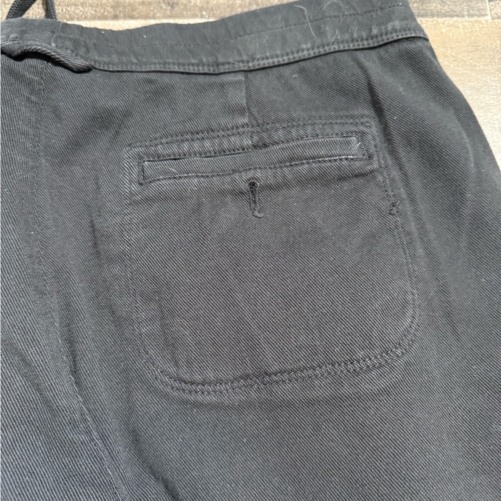 James Perse Women’s Black Drawstring Jogger Pants Size 2 Cotton Modal Casual‎ - Picture 7 of 9
